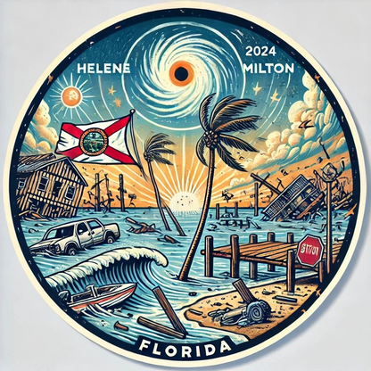 Waterproof BOPP Hurricane Relief Bundle Commercial Label Printing | Carrco Labels | Custom Sticker and Label | Carrco Labels