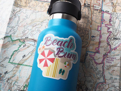 Beach Bum Sticker