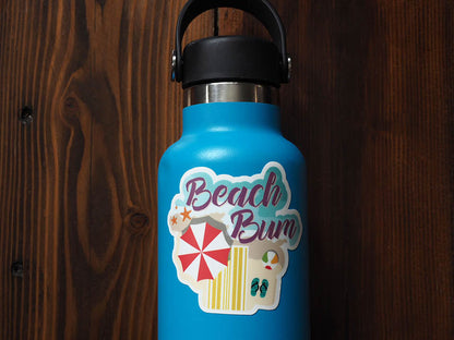 Beach Bum Sticker