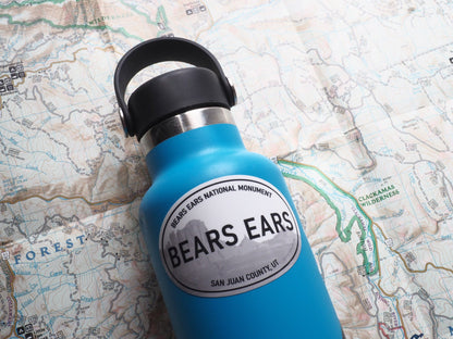 Bears Ears National Monument White Oval Sticker