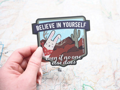 Believe in Yourself Cryptid Pack -Set of 5 Vinyl Stickers