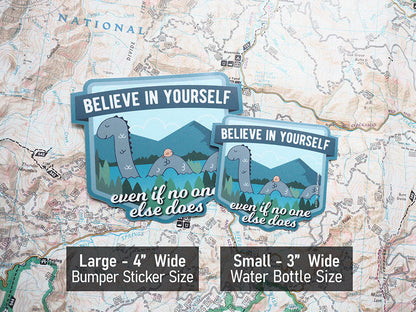 Believe in Yourself Cryptid Pack -Set of 5 Vinyl Stickers