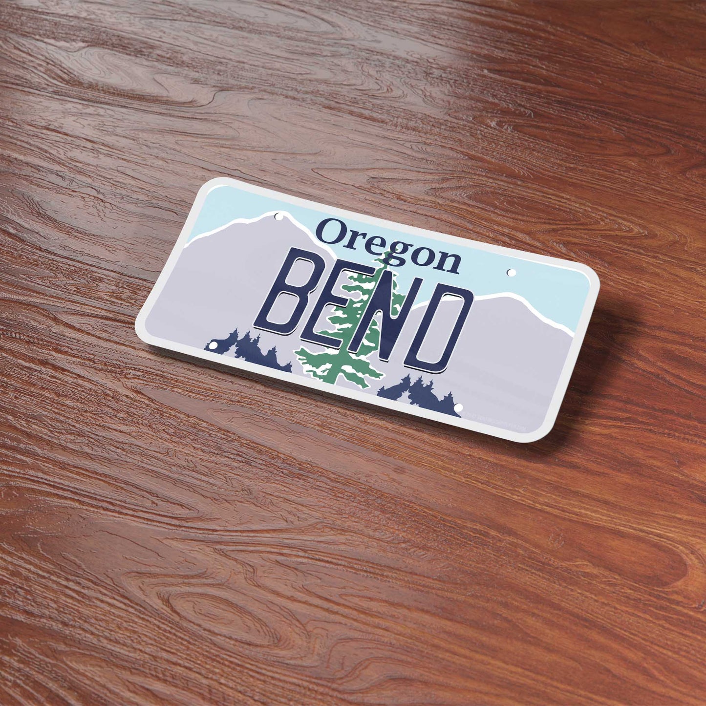 Bend Oregon License Plate Sticker