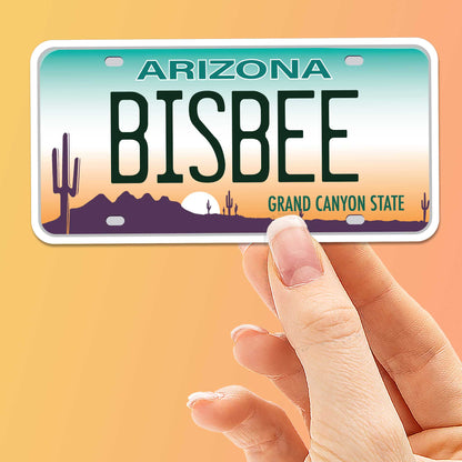 Arizona License Plate Stickers - Choose Your AZ City Decal