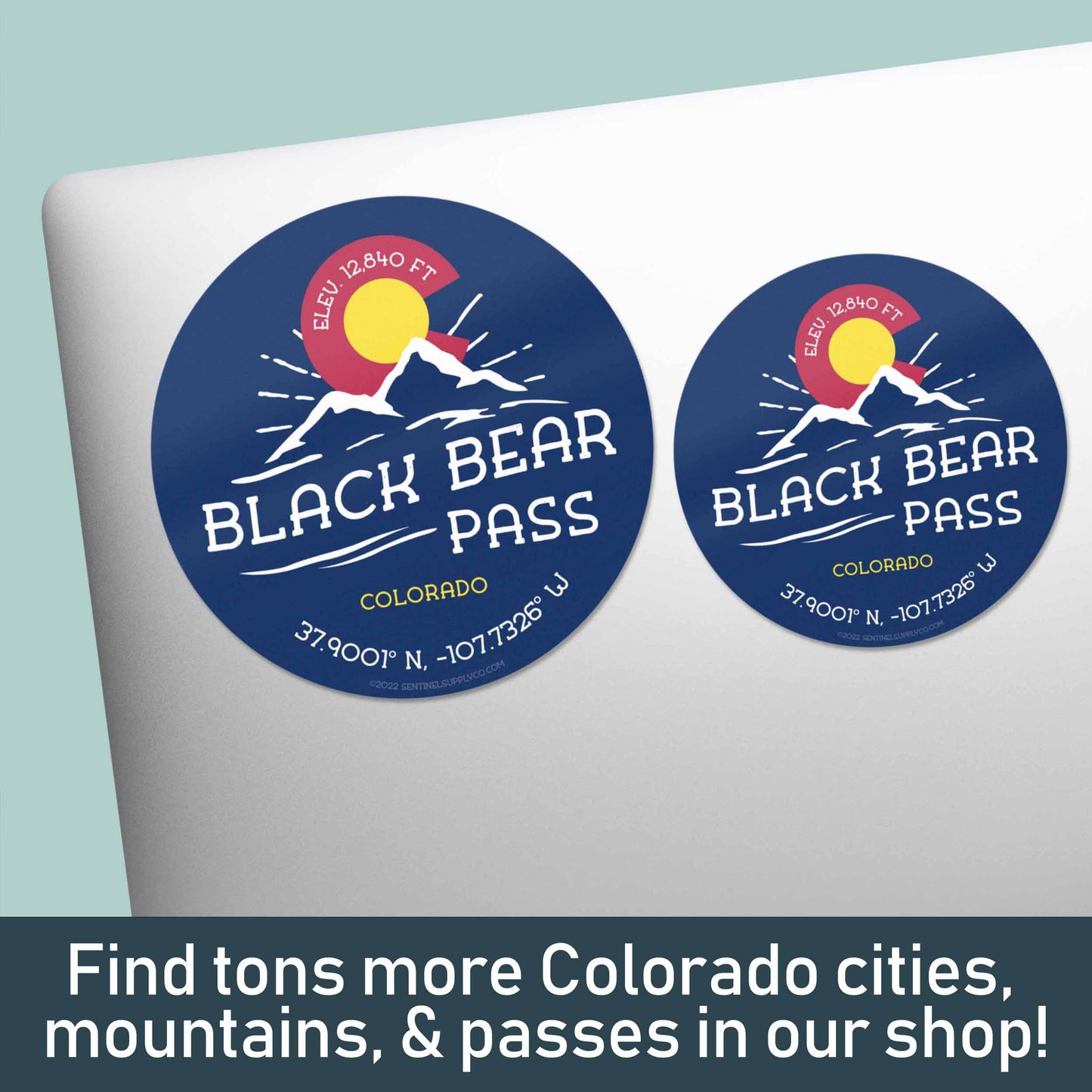 Colorado Pass Sticker Pack - Set of 35+ Decals