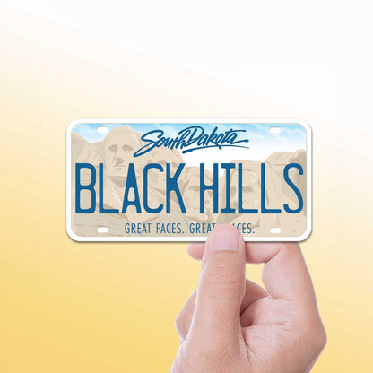 South Dakota License Plate Stickers - Choose Your SD City or National Park Decal
