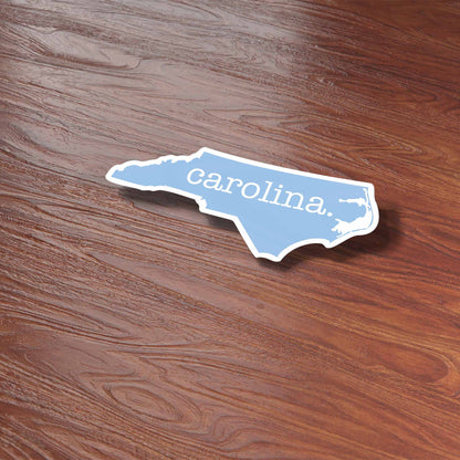 Light Blue North Carolina Sticker - Cute NC Decal