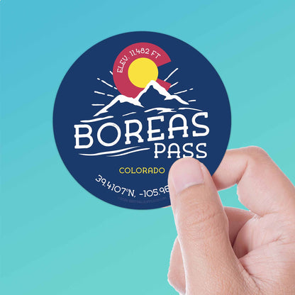 Boreas Pass Colorado Stickers