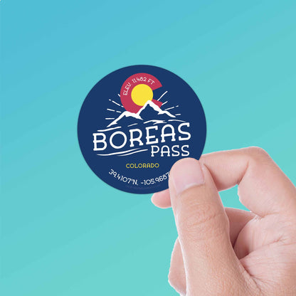 Boreas Pass Colorado Stickers