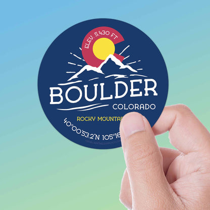 Boulder Colorado Sticker