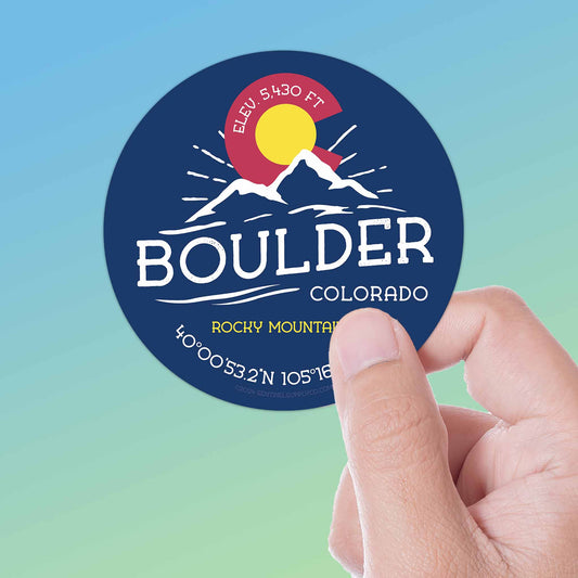Boulder Colorado Sticker
