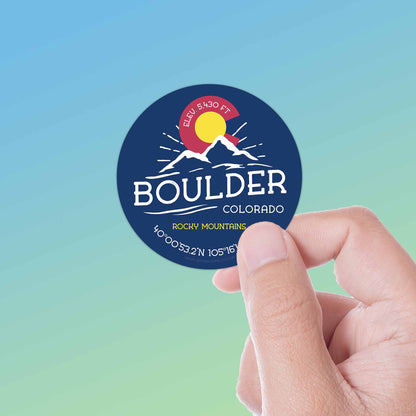 Boulder Colorado Sticker