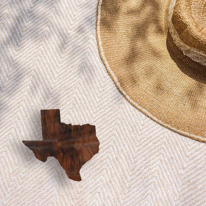 Texas Brindle Sticker - Cute TX Cowhide Decal