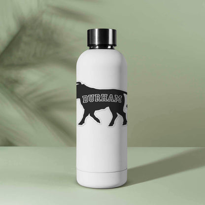 Black Durham Bull North Carolina Sticker - Cool NC Decal