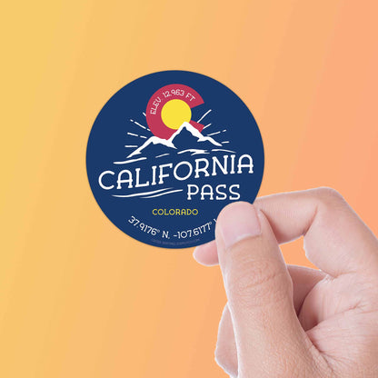 California Pass Colorado Stickers