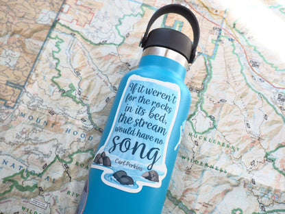 Carl Perkins Nature Quote Sticker