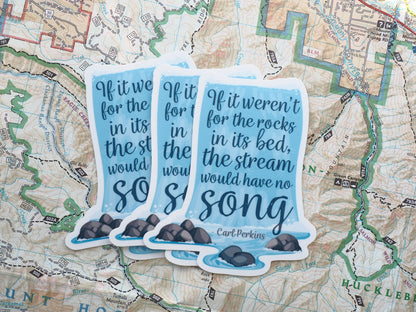 Carl Perkins Nature Quote Sticker