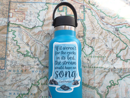 Carl Perkins Nature Quote Sticker