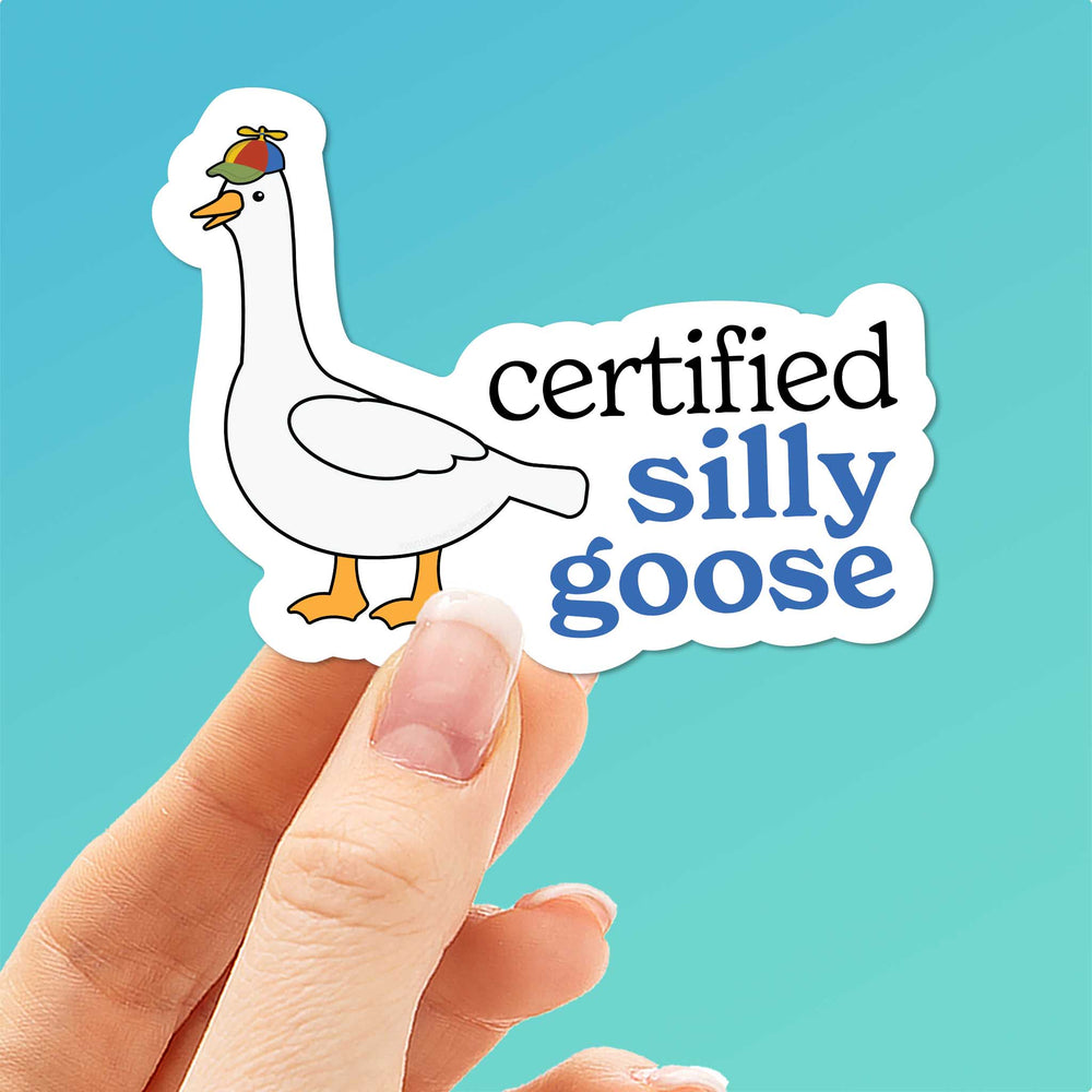 Certified Silly Goose Sticker for Water Bottle
