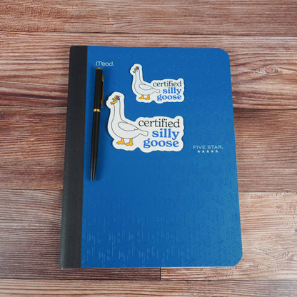 Certified Silly Goose Sticker for Water Bottle