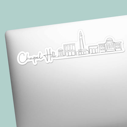 Chapel Hill North Carolina Skyline Sticker - Cute NC Decal