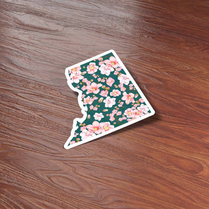 Cherry Blossom Washington DC Sticker