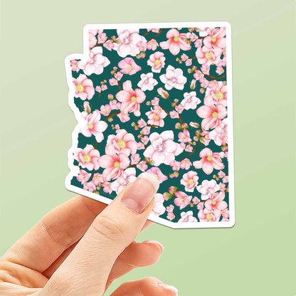 Cherry Blossoms Arizona Sticker