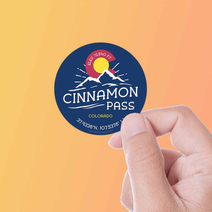 Cinnamon Pass Colorado Stickers