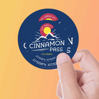 Cinnamon Pass Colorado Stickers