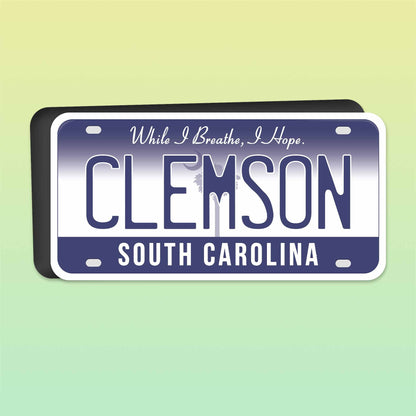 Clemson South Carolina Car Magnet- Flexible SC Fridge Magnet