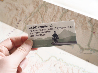 Coddiwomple Sticker