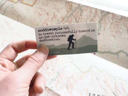 Coddiwomple Sticker