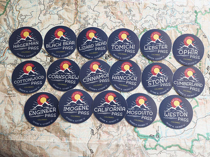Colorado Pass Sticker Pack - Set of 35+ Decals