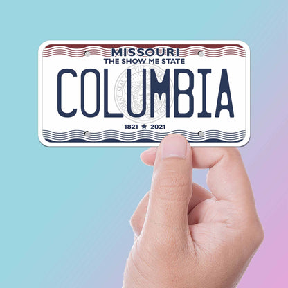 Missouri License Plate Sticker - Choose Your MO City Decal