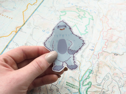 Confident Yeti Sticker