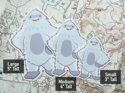 Confident Yeti Sticker