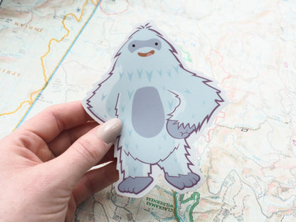 Confident Yeti Sticker