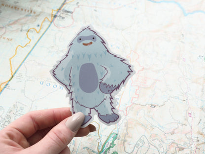 Confident Yeti Sticker