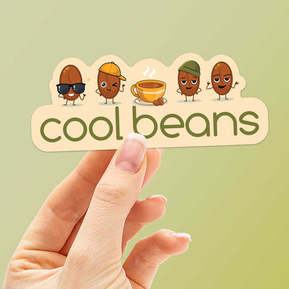 Cool Beans Coffee Sticker