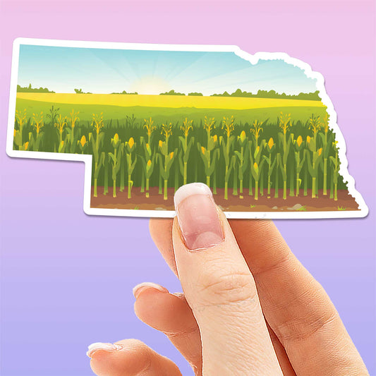 Nebraska Cornfield Sticker