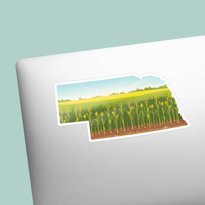 Nebraska Cornfield Sticker