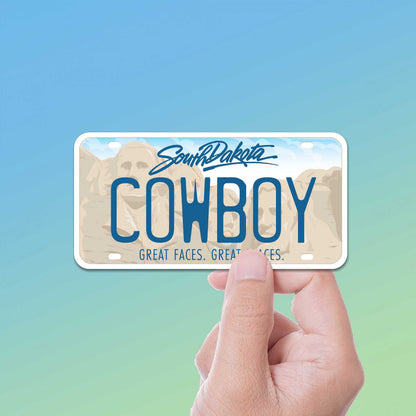 South Dakota License Plate Stickers - Choose Your SD City or National Park Decal