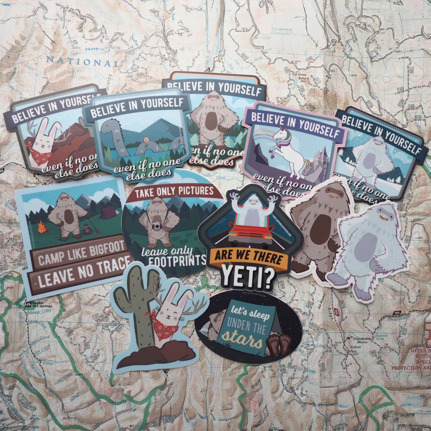 The Cryptid Collection Sticker Pack - Set of 12