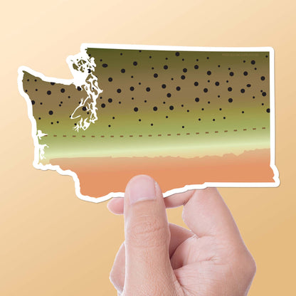Cutthroat Trout Washington Fishing Sticker