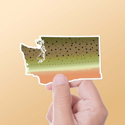 Cutthroat Trout Washington Fishing Sticker