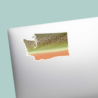 Cutthroat Trout Washington Fishing Sticker