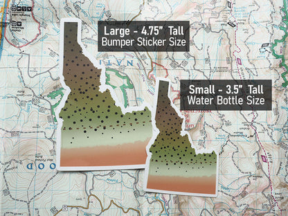 Cutthroat Trout Idaho Fishing Sticker