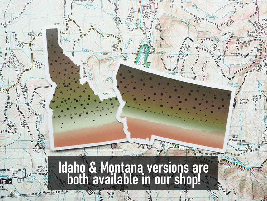 Cutthroat Trout Idaho Fishing Sticker