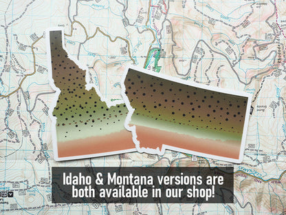 Cutthroat Trout Idaho Fishing Sticker