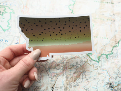Cutthroat Trout Montana Fishing Sticker
